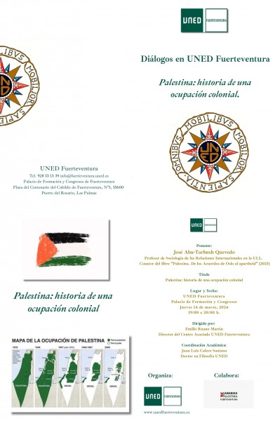 Diálogos en UNED Fuerteventura. Palestina: historia de una ocupación colonial.